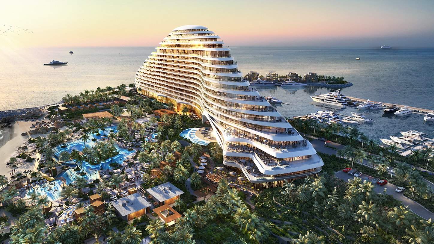 El hotel Jumeirah Marsa Al Arab. (Twitter)