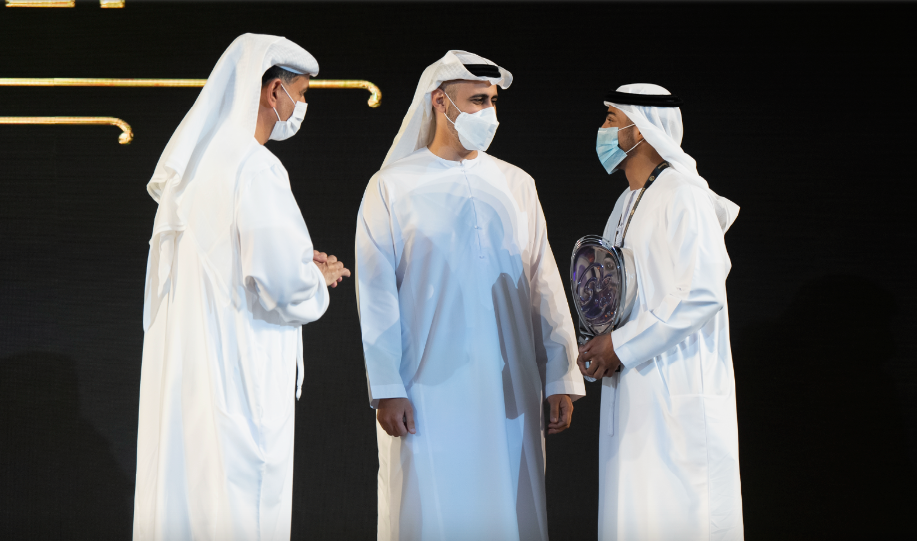 Ceremonia de premios del Campeonato Mundial de Jiu-Jitsu Profesional de Abu Dhabi. (WAM)