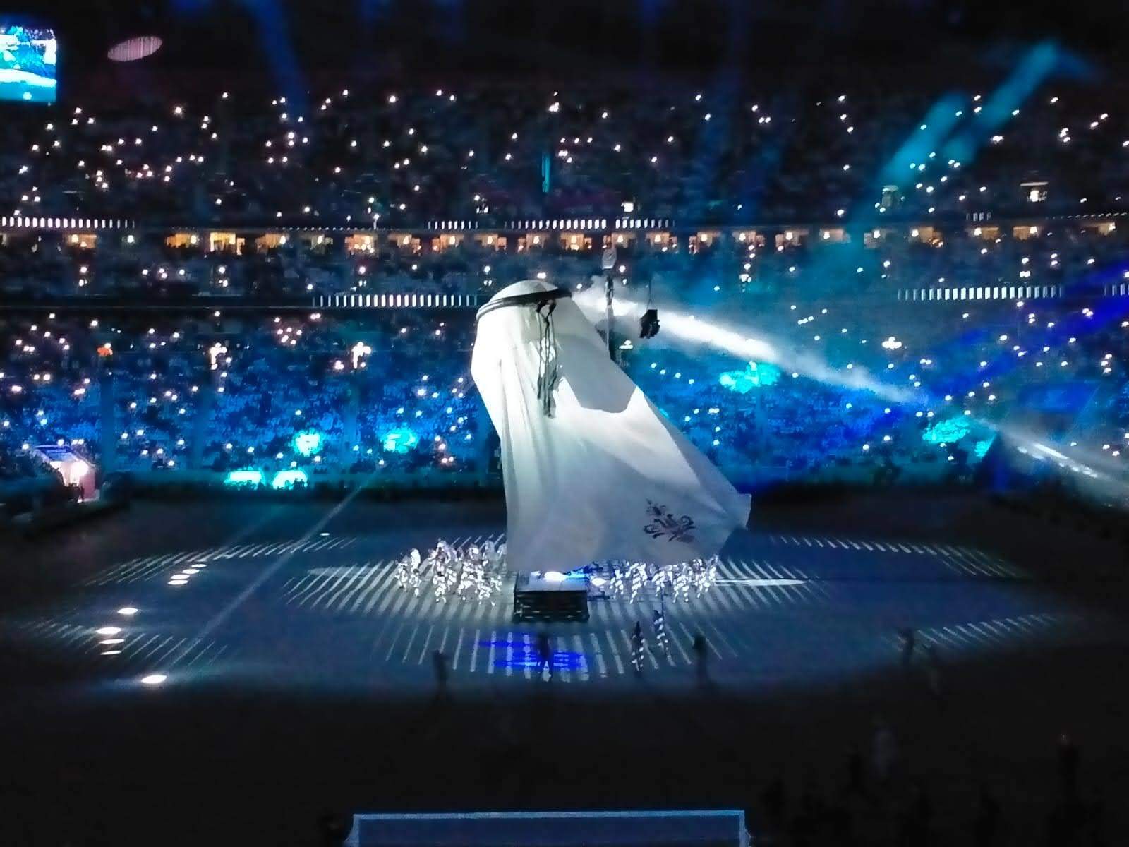 Una imagen de la inauguración del Mundial. (Richard Ramos/EL CORREO)