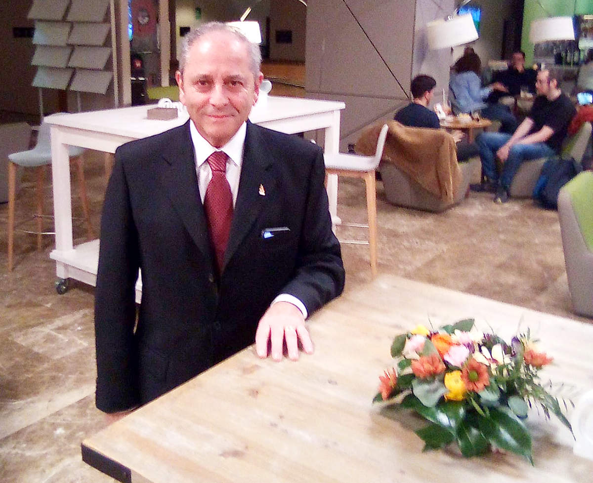 Antonio Rodríguez Haro lleva ejerciendo como director de hotel desde el año 1978. (Cedida).