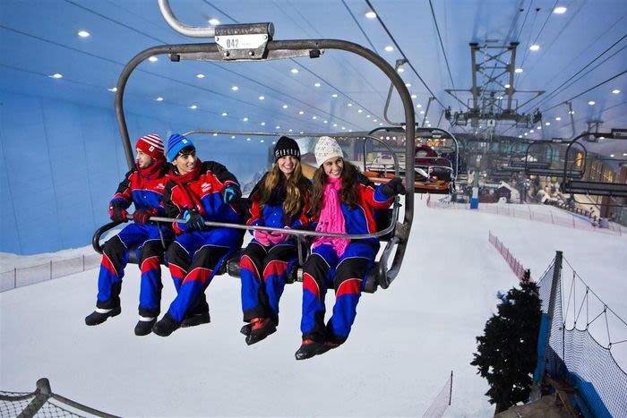 Sky Dubai, una atracción única que permite disfrutar de la nieve. (Cedida)