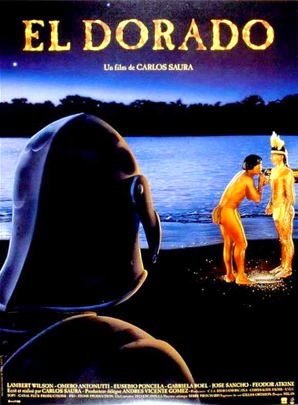 Cartel de El Dorado, película dirigida por Carlos Saura.