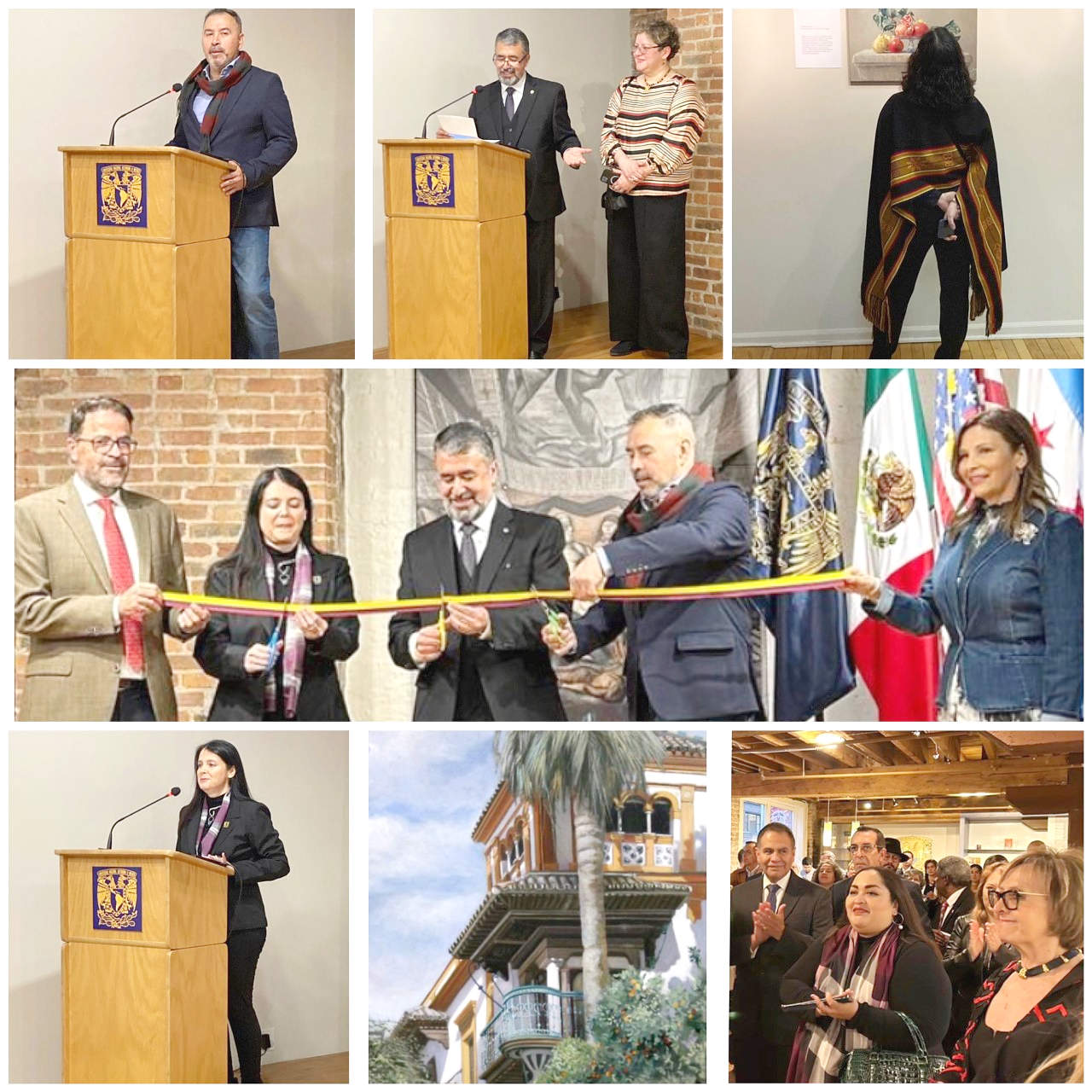 Imágenes de la inauguración de la muestra de Juan Carlos Ospina en Chicago.