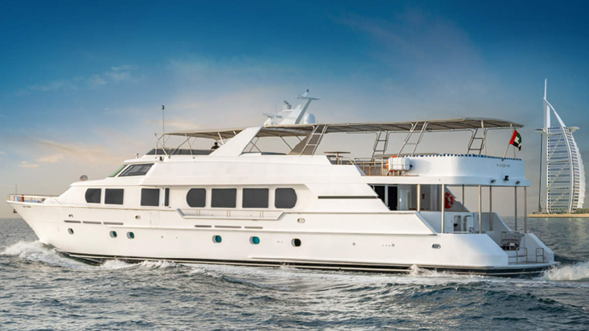 El nuevo súper yate Poseidon de 118 pies de Centaurus Charter. (Cedida)