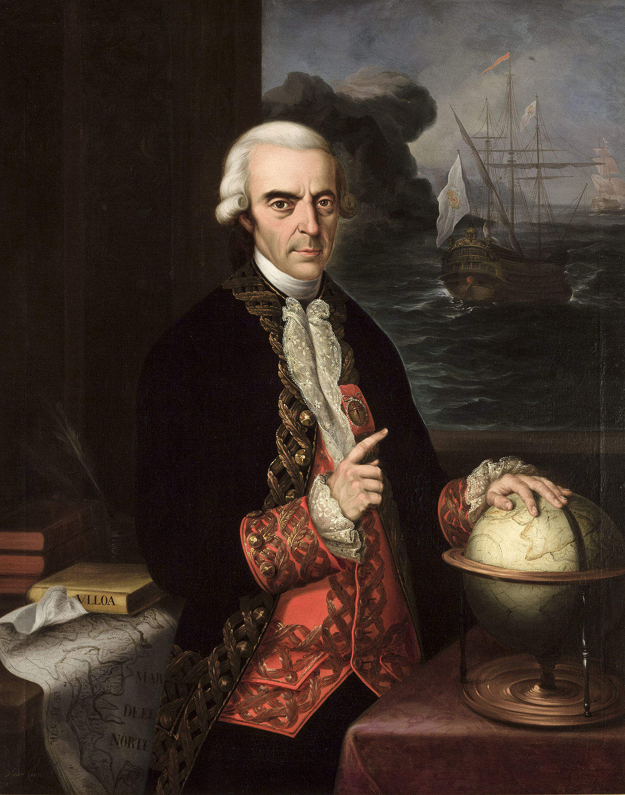 el científico, escritor y militar español Antonio de Ulloa.