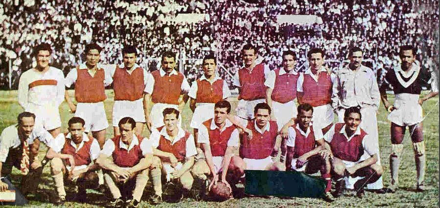 José Kaoru Doku Bermejo, en la formación del Santa fe, equipo al que perteneció. (Fuente externa)