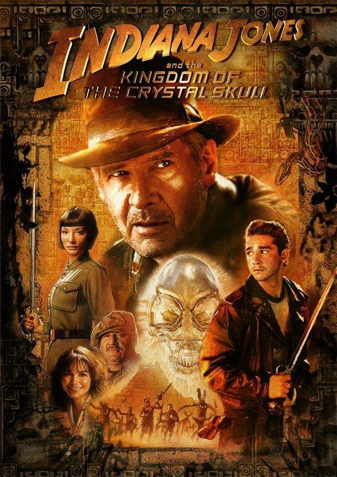 Cartel de 'Indiana Jones y la calavera de cristal'.