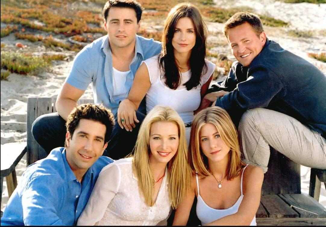 Los protagonistas de 'Friends', amigos dentro y fuera del plató.