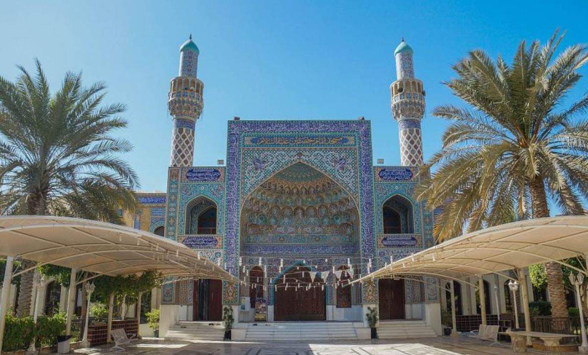 La mezquita iraní en Dubai. (X)