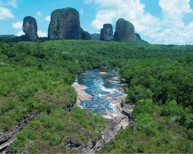 Chiribiquete es una serranía localizada entre los Departamentos de Guaviare y Caquetá. (Fuente externa)