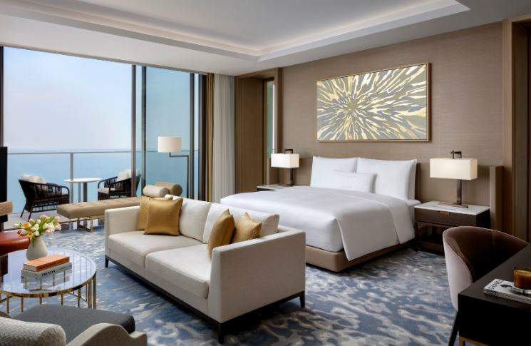 La suite del hotel tiene impresionantes vistas. (Atlantis The Royal)