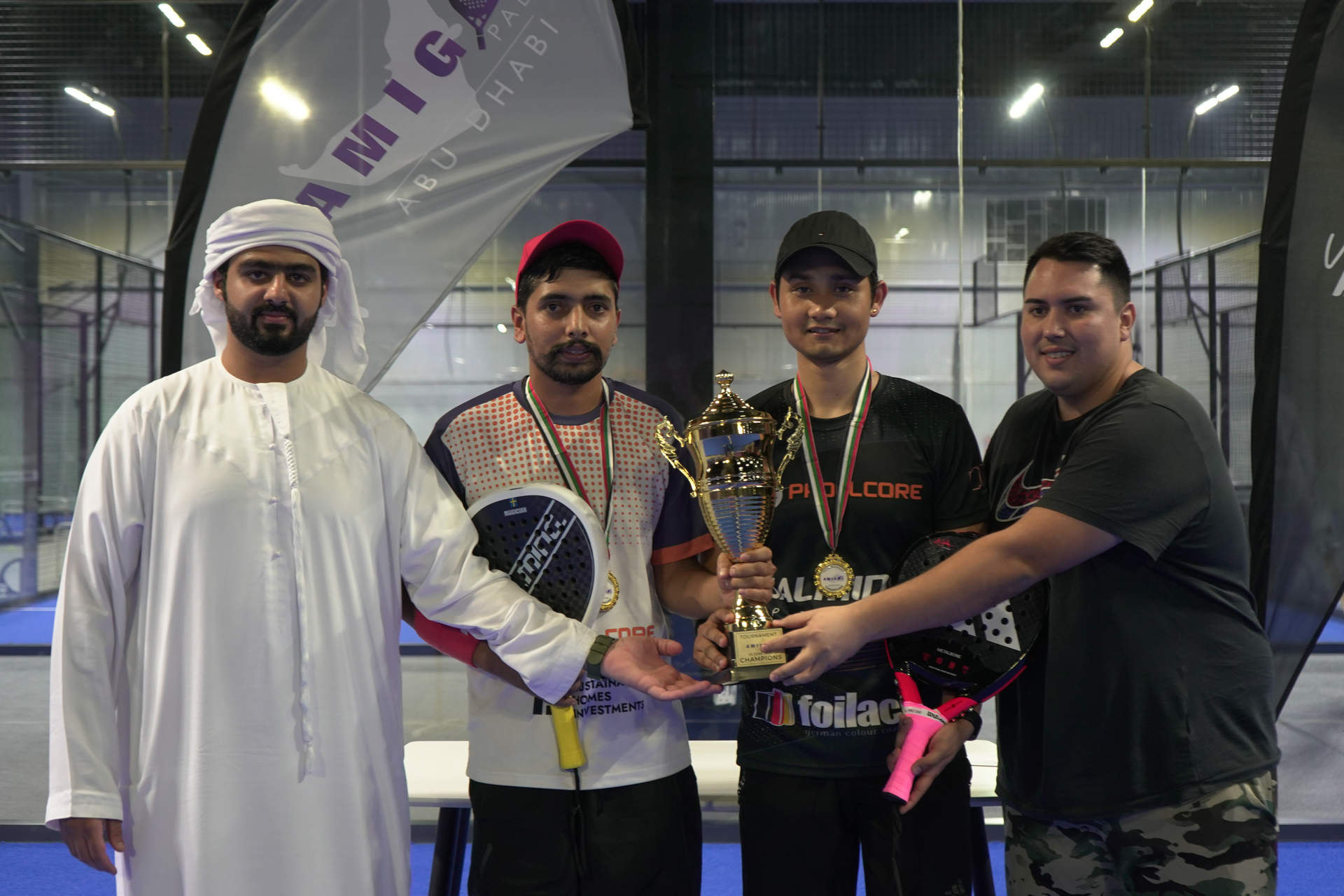 Final de torneo en Amigos Padel Club. (Cedida)