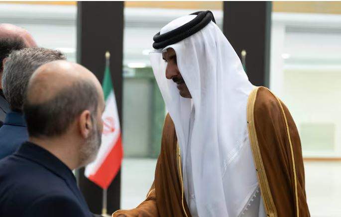 El emir de Qatar ofreció sus condolencias al presidente interino de Irán, Mohammad Mokhber, por la muerte de su predecesor, Ebrahim Raisi. Foto: @IMO_Qatar