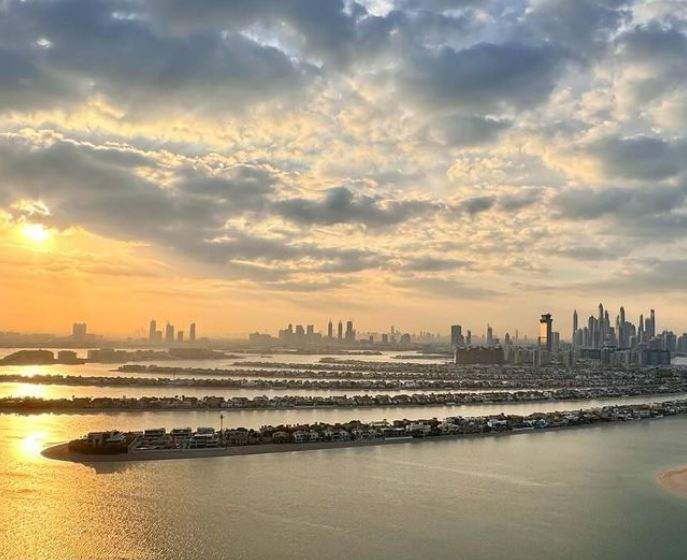 Atardecer en Dubai. (X)