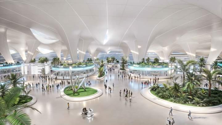 Terminal del nuevo aeropuerto Al Maktoum. (X)