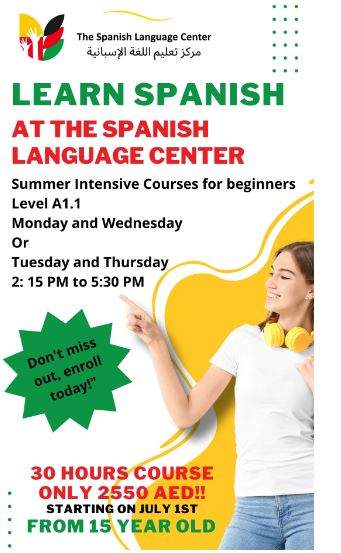 Cursos de español para jóvenes y adultos.
