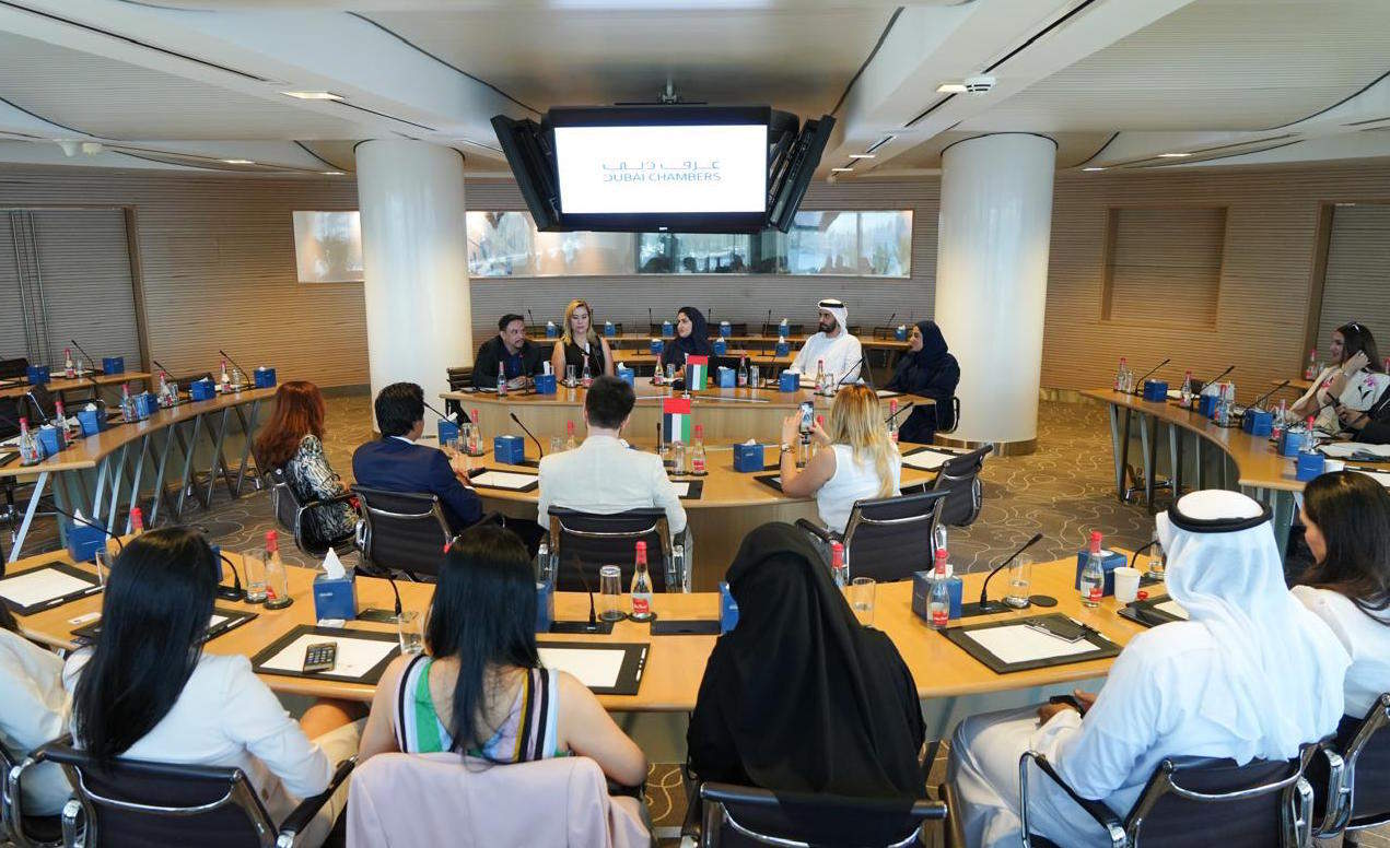 Constitución del Consejo en la Cámara de Comercio de Dubai. (Cedida)