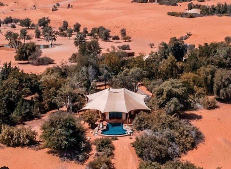 Almaha resort.
