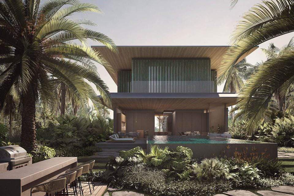 Una de las villas de la urbanización Sea Mirror en Jumeirah Bay. (X)