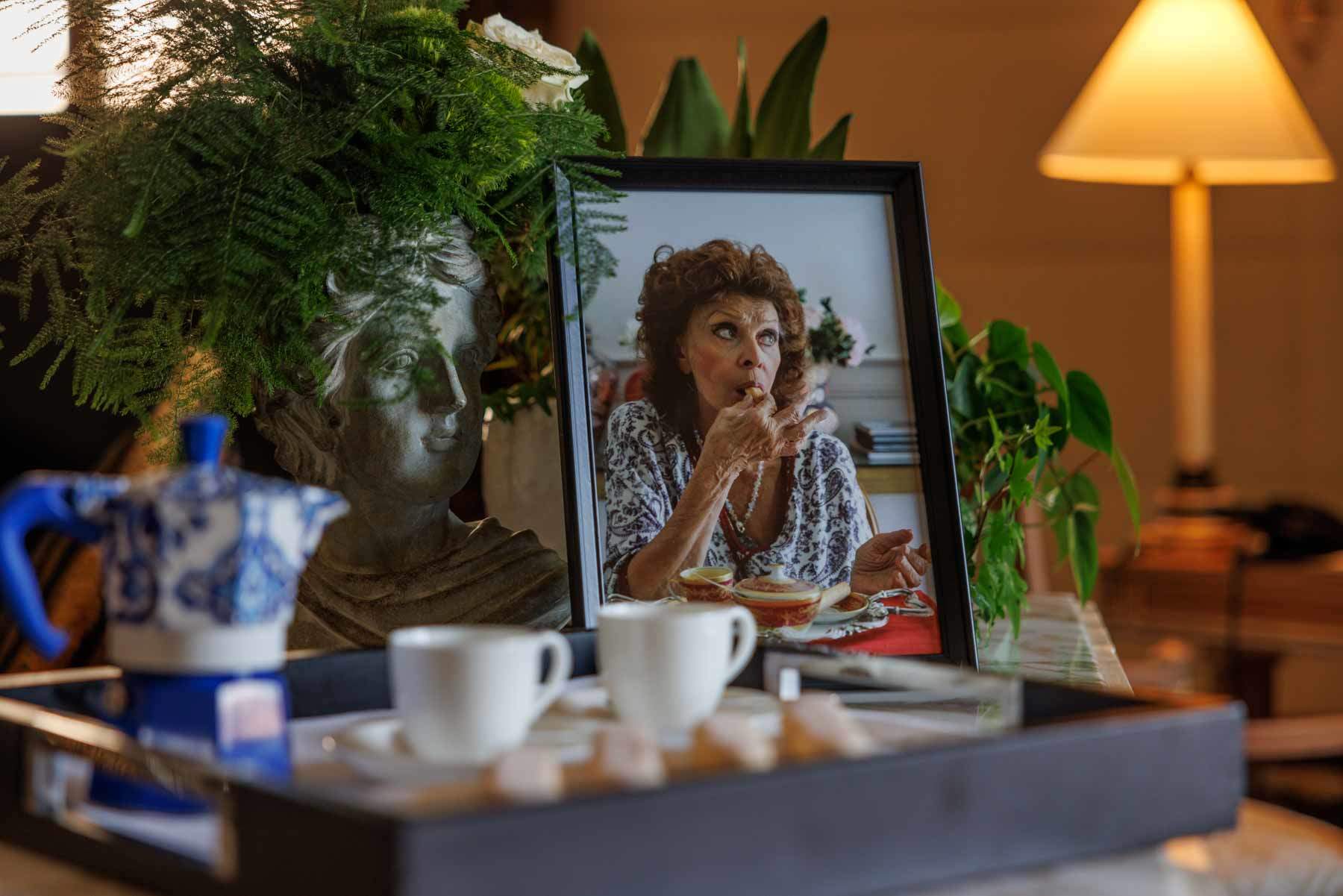 Anantara Palazzo Naiadi Rome Hotel, cumpleaños de Sophia Loren detalles de la habitación