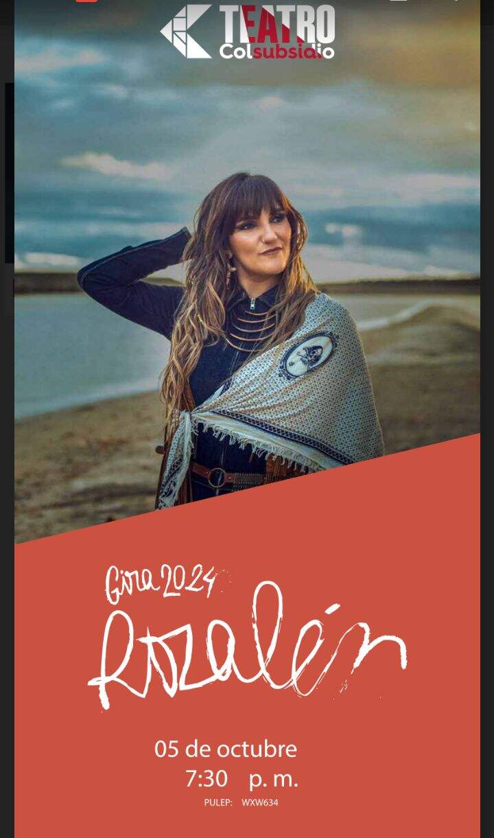 Rozalén concierto Bogotá