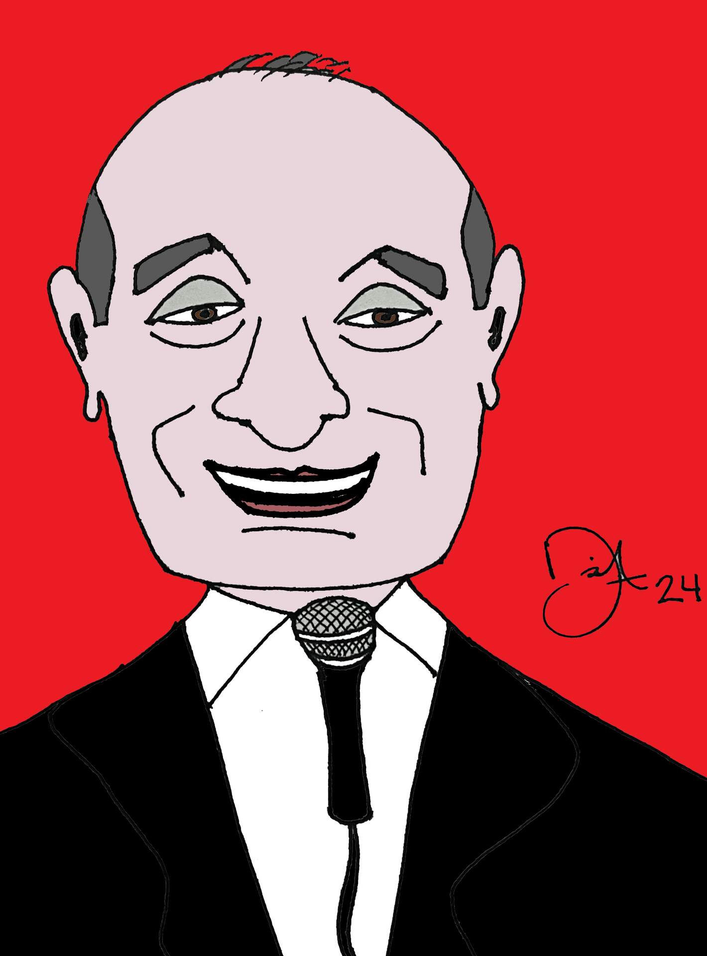 Caricatura Yamid Amat
