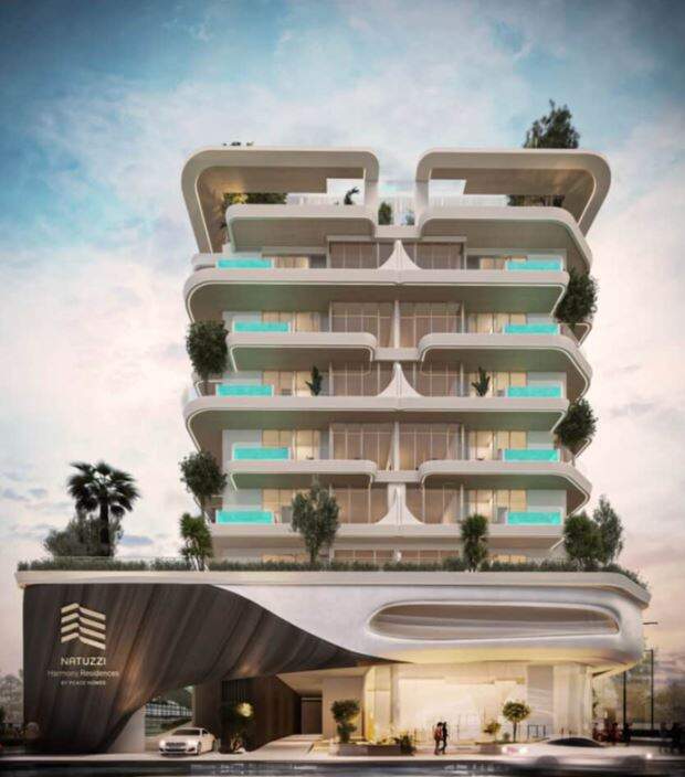 La torre Natuzzi en Dubai Islands. (Natuzzi)