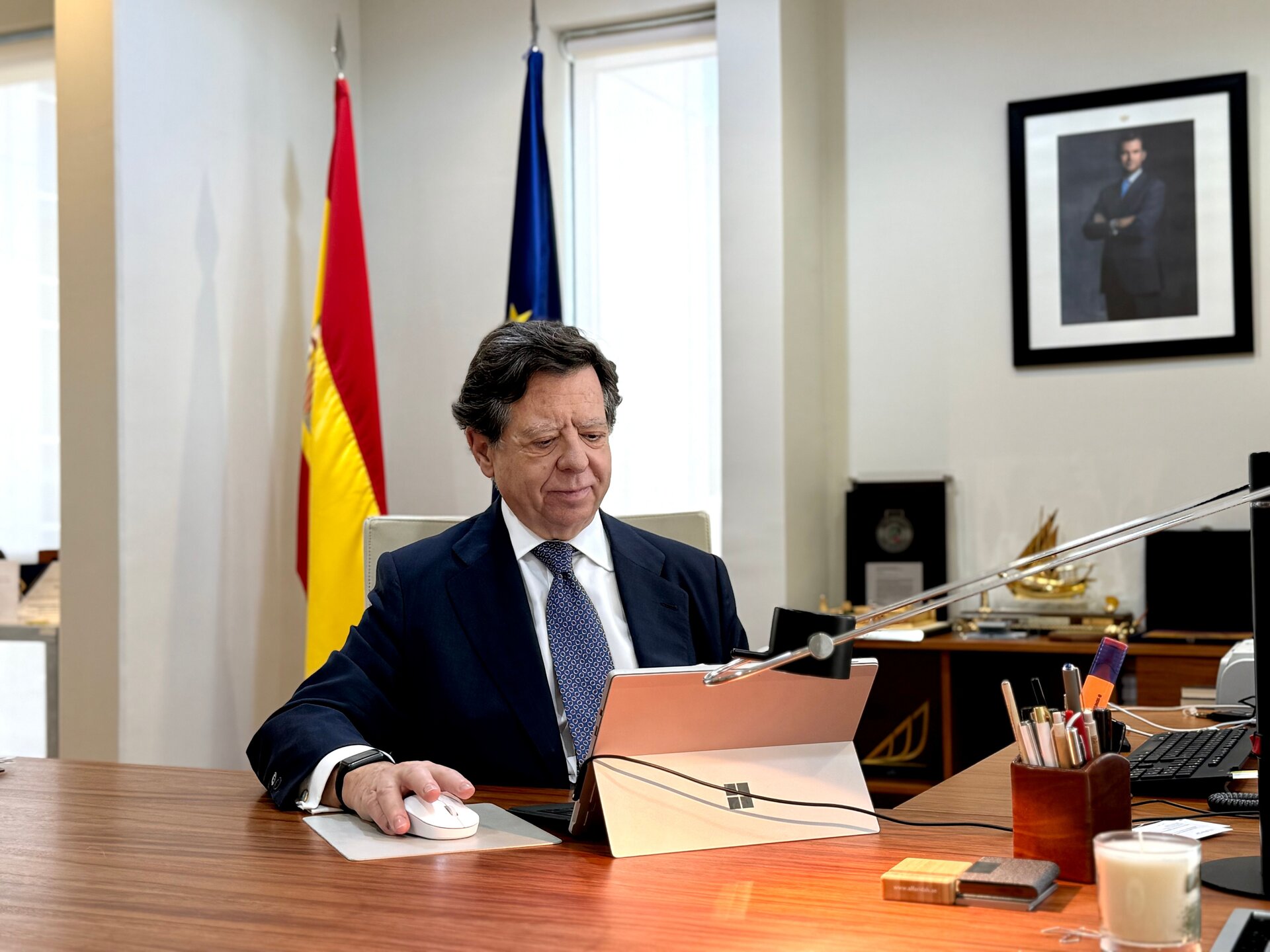 El embajador de España en EAU en entrevista con El Correo del Golfo. (EL CORREO)