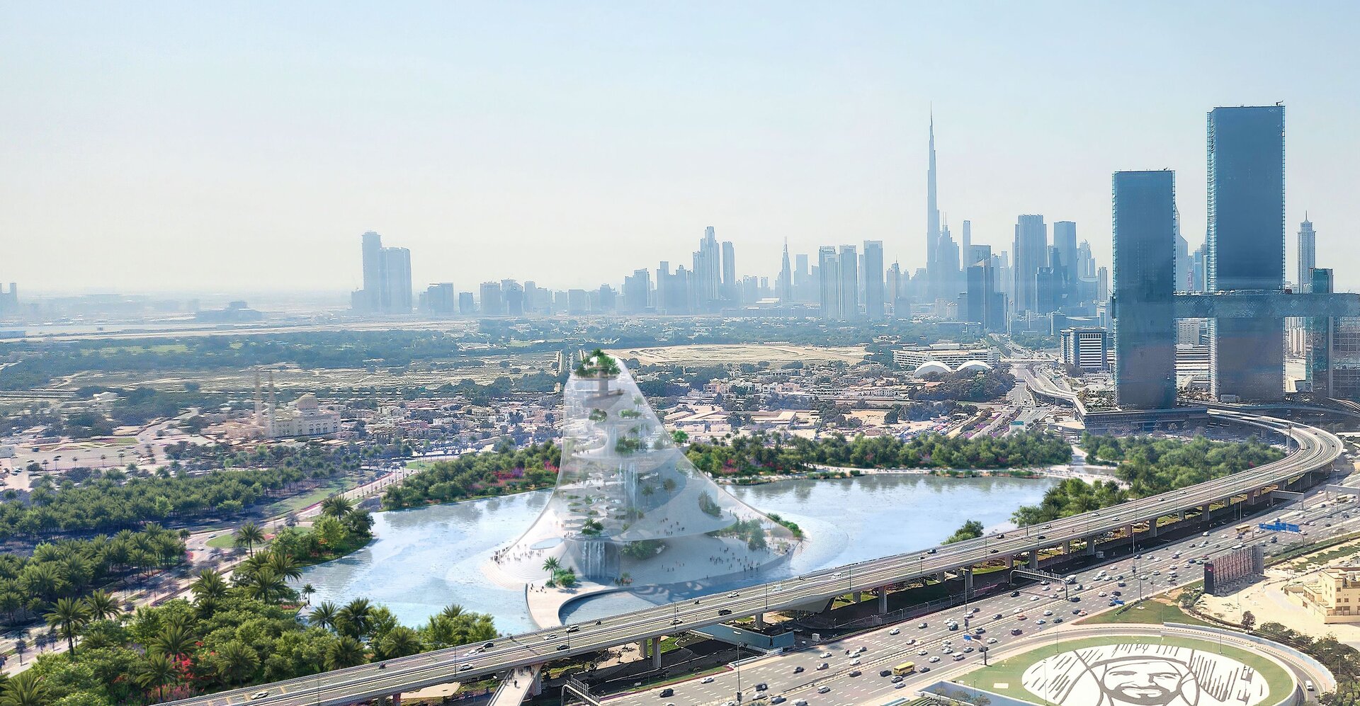 Therme Dubai tendrá vistas impresionantes. (X)