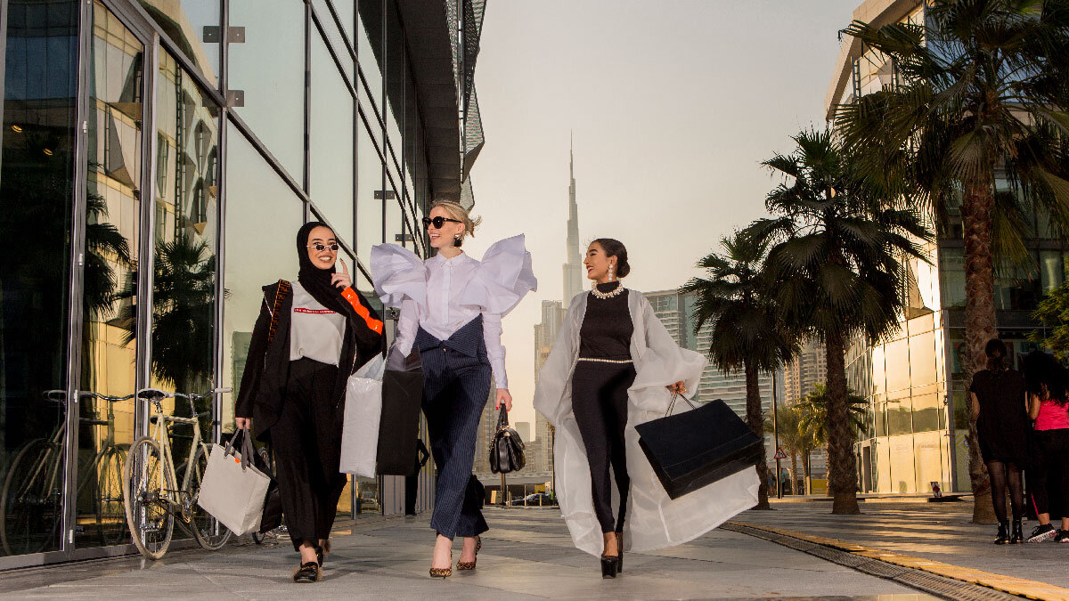 De compras en Dubai Design District. (Dubai Tourism Office)
