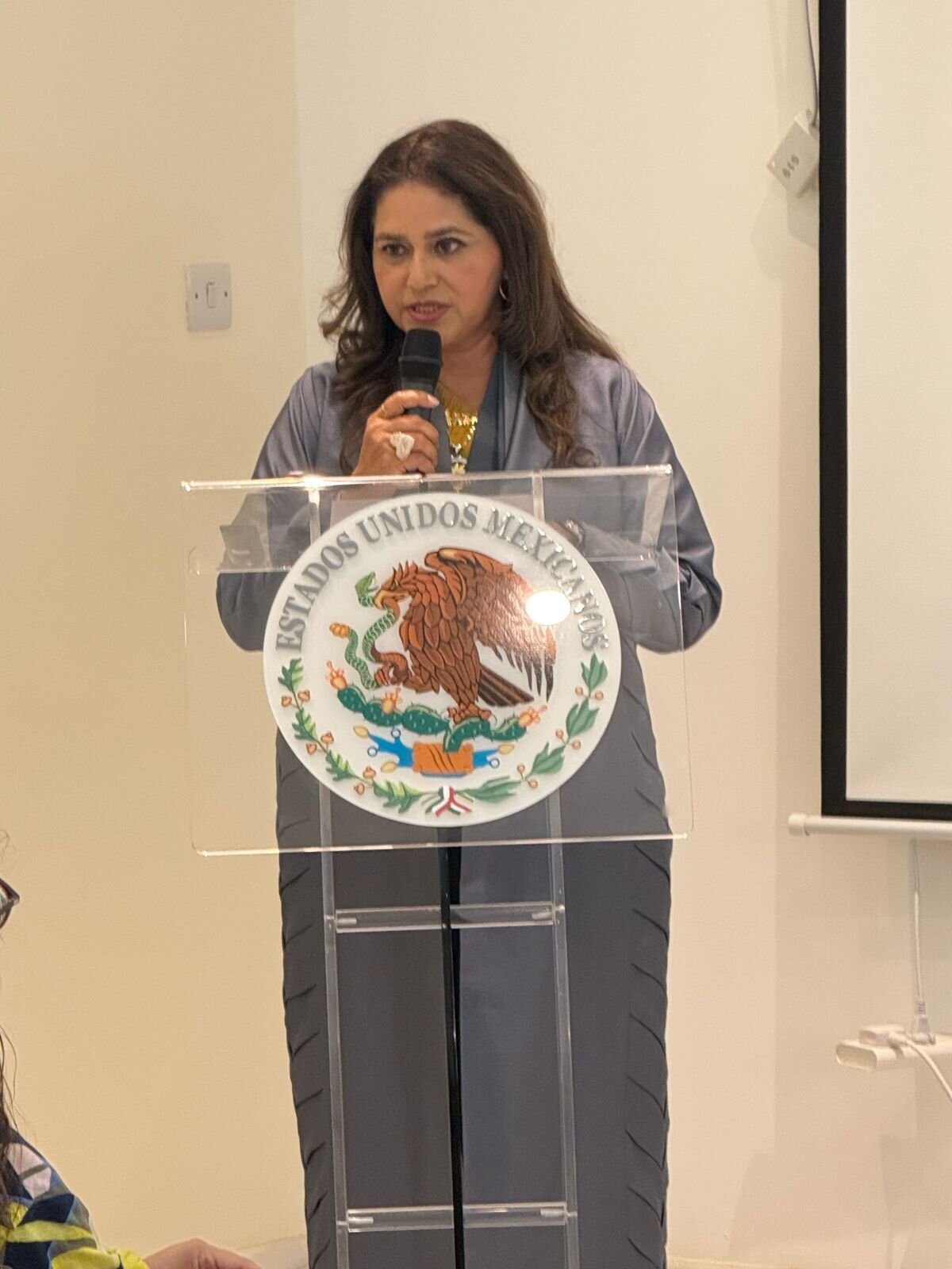 Brigita García durante su intervención. (Cedida)