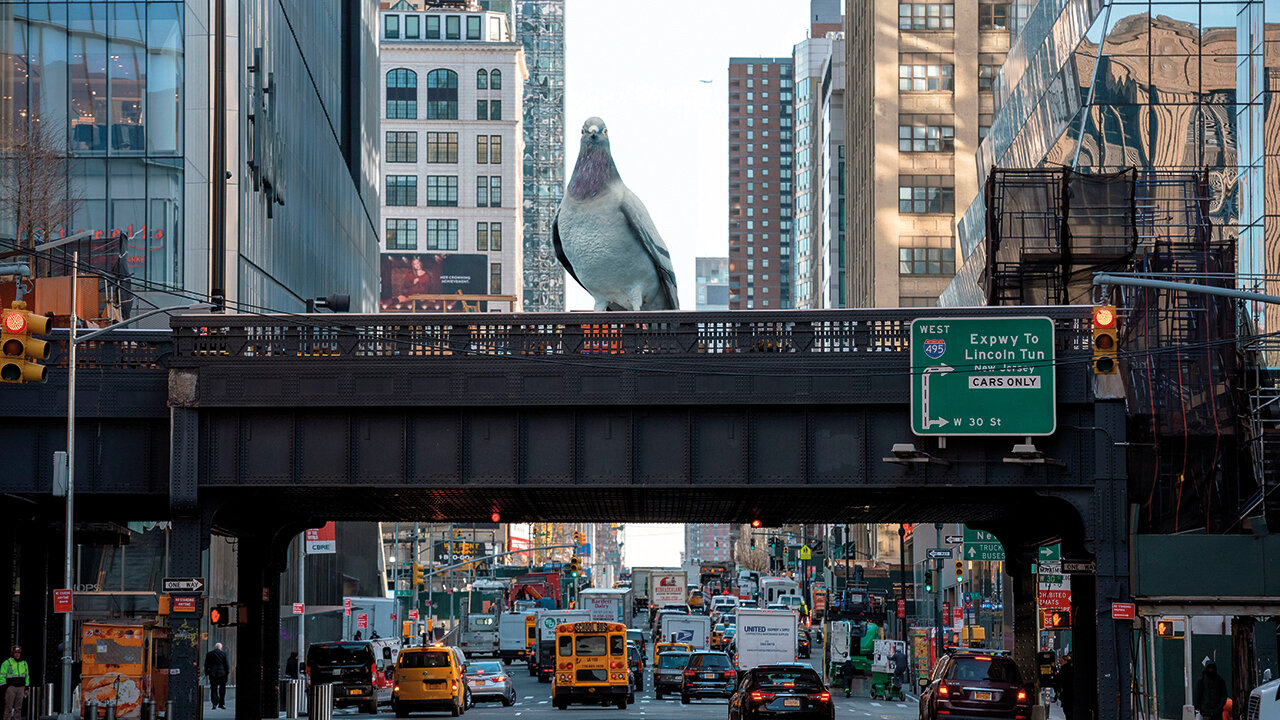'Dinosaurio' estará instalada en Nueva York hasta el año 2026 en el High Line. (Fuente externa)
