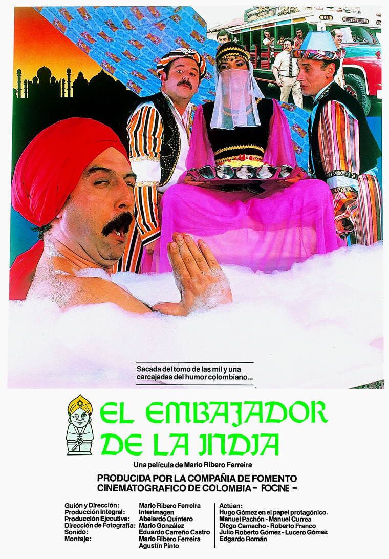 Afiche de 'El embajador de la india'.