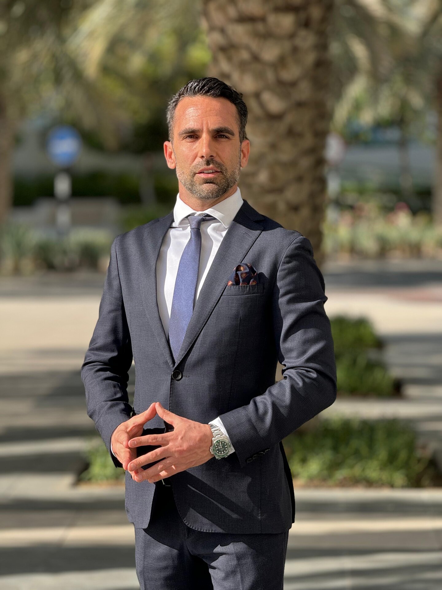 Jacobo Mato comenzó su trayectoria en Emiratos Árabes con un año de prácticas y ya lleva en el país 17 años. (EL CORREO)