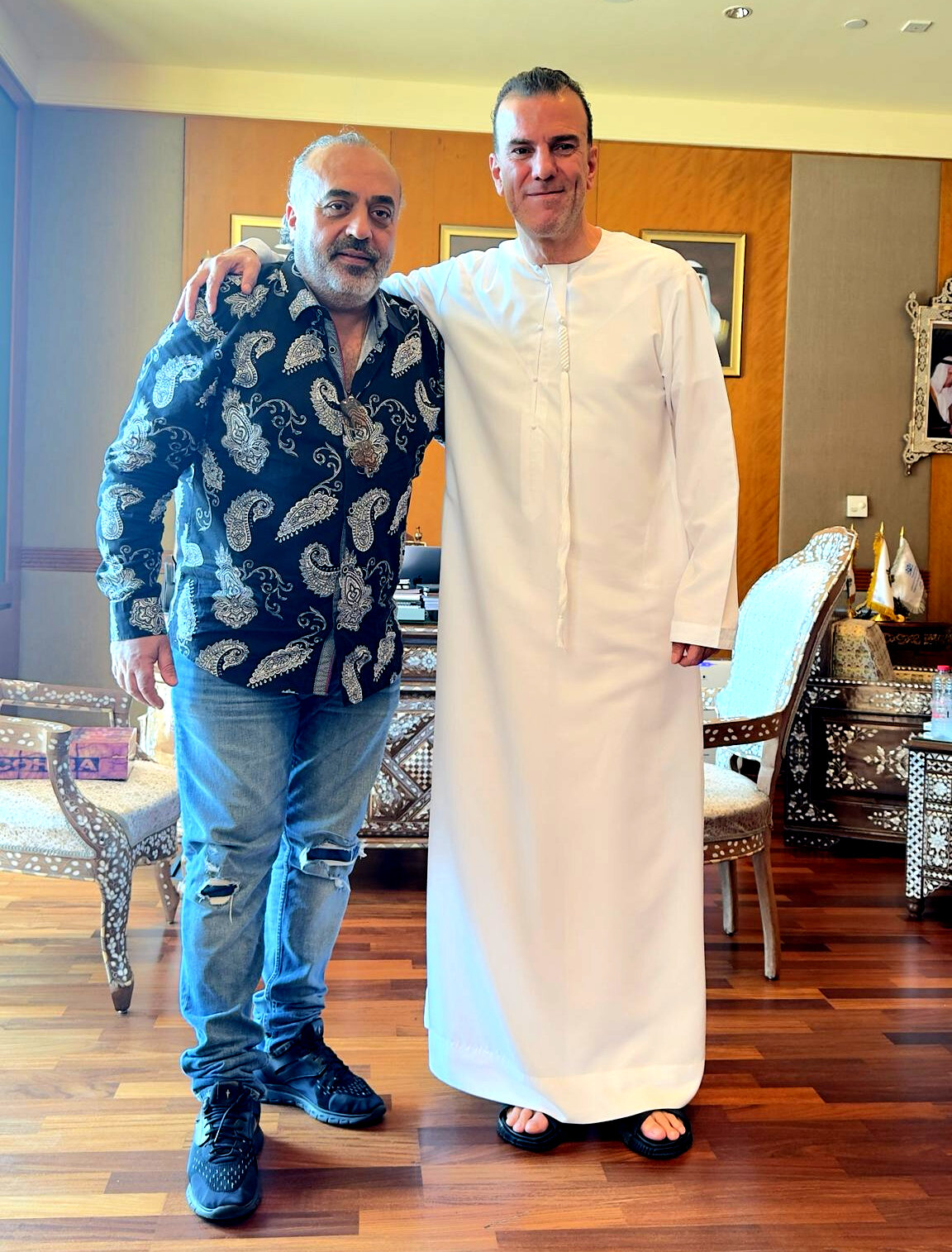 Chico Castillo ha establecido profundos lazos con Emiratos Árabes, un país donde cuenta con numerosos amigos. (Cedida)