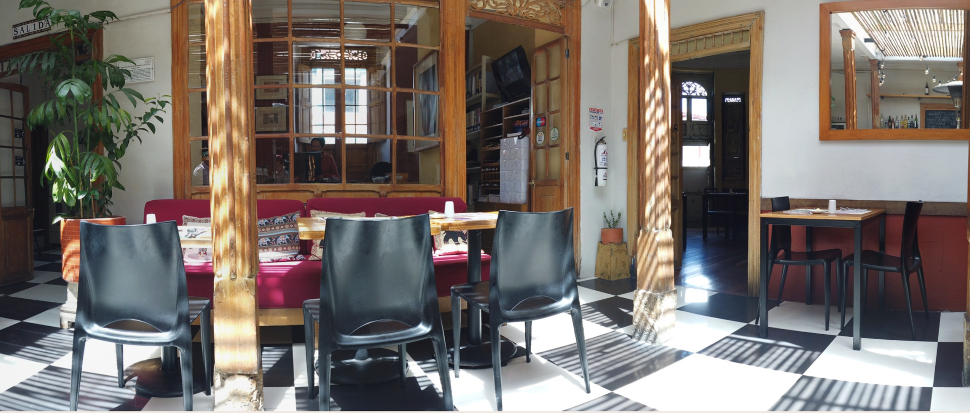 Interior del restaurante Andante, situado en La Candelaria, barrio colonial de Bogotá. (Fuente externa)