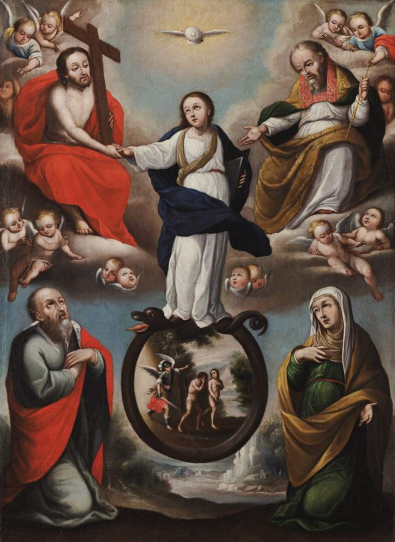 Alegoría de la Inmaculada Concepción de Gregorio Vásquez de Arce y Ceballos.