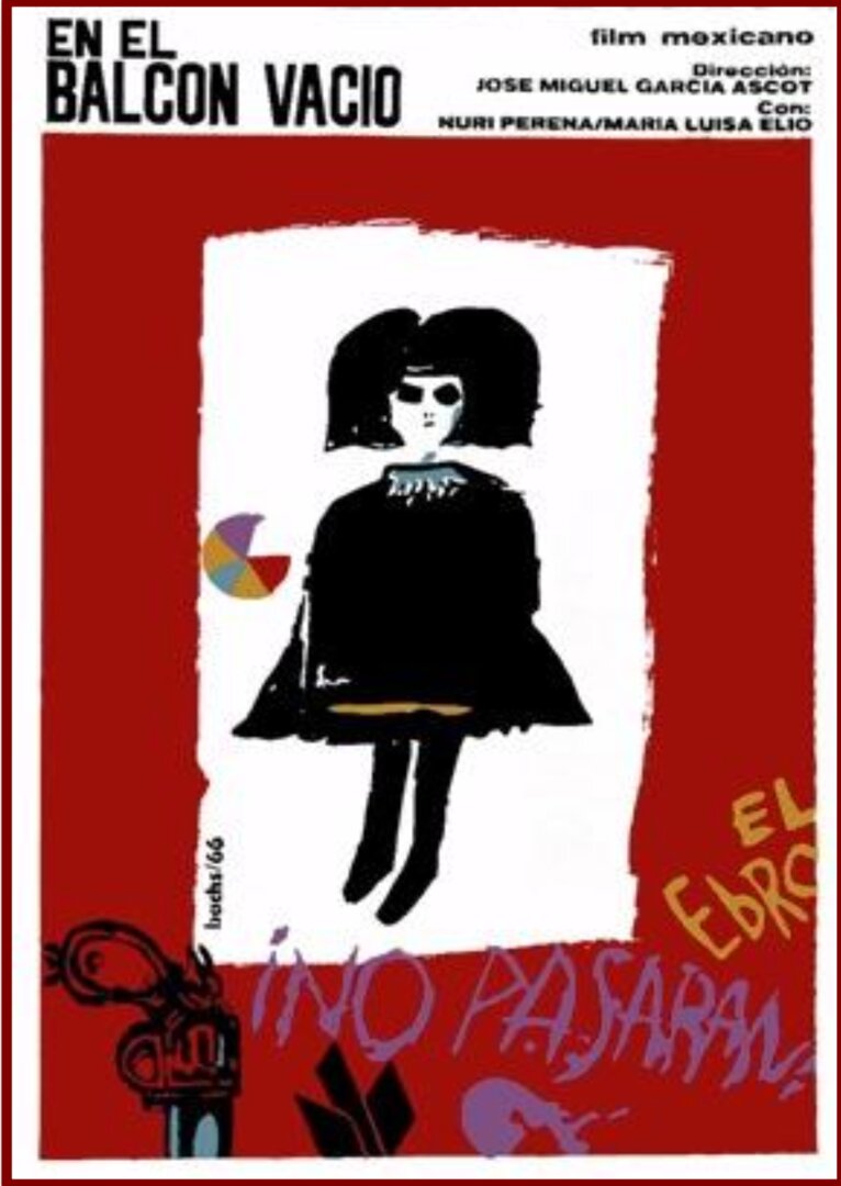 Cartel de la película 'En el balcon vacio'.