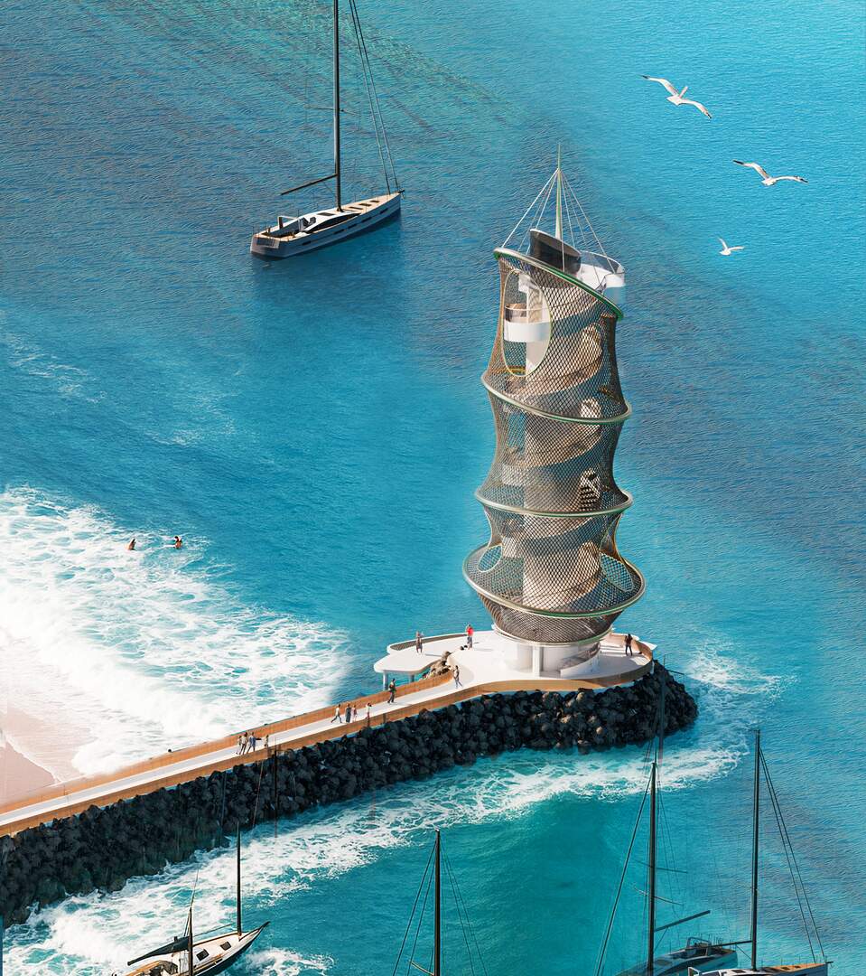 Torre  de observación de la playa. (Dubai Media Office)