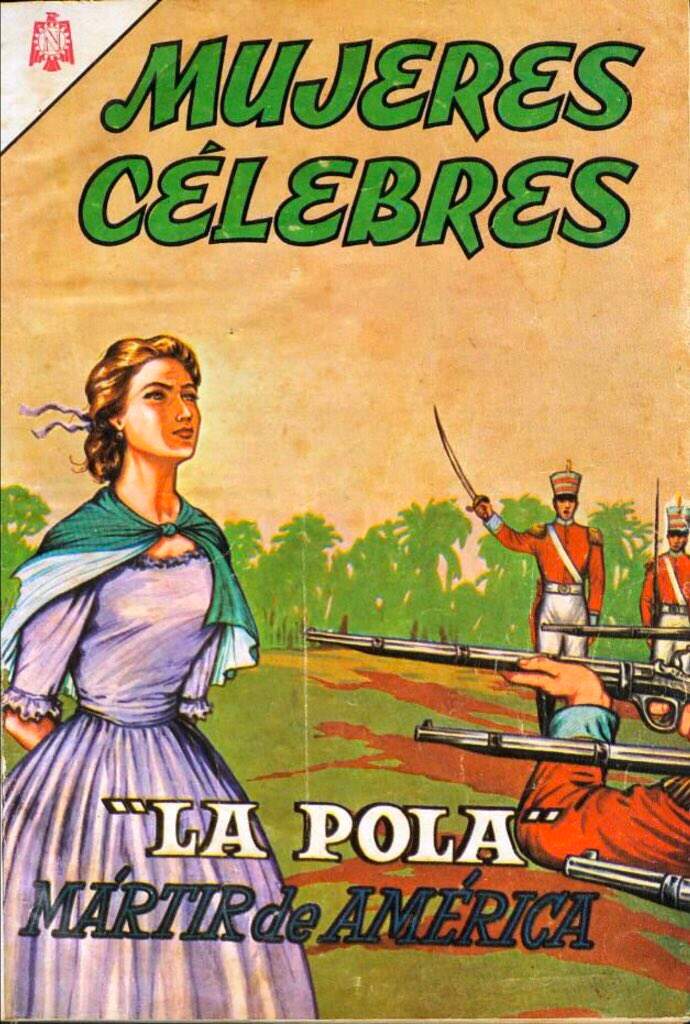 Cartel de 'La Pola, mártir de América'.