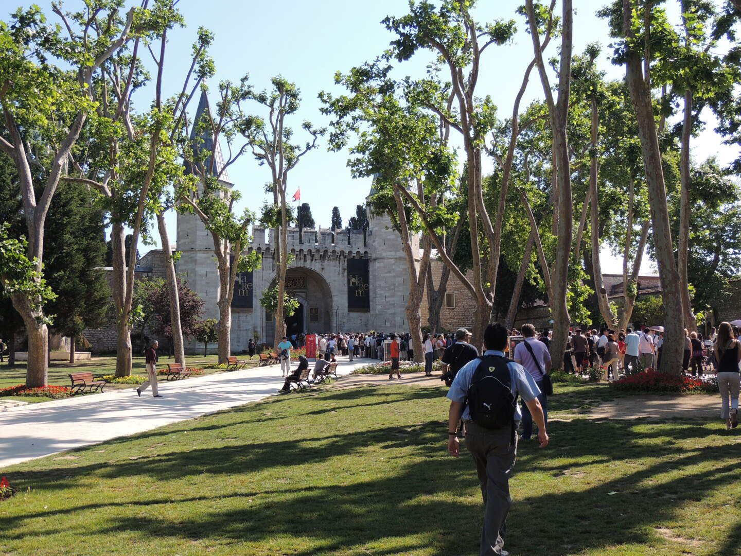 Acceso al palacio de Topkapi en Estambul. (Patricia Mogollón)
