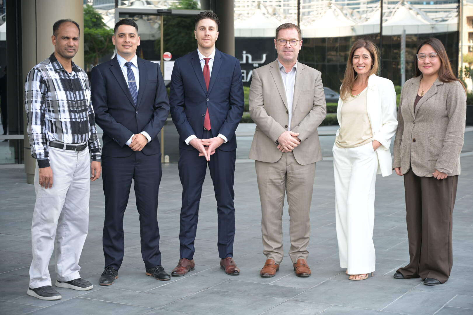 Equipo de David Moya Real Estate en EAU. (Cedida)