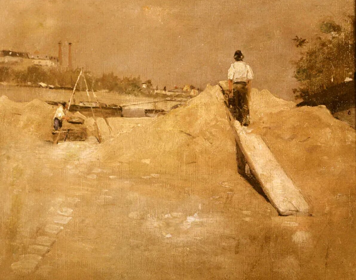 Cuadro 'La arenera'.