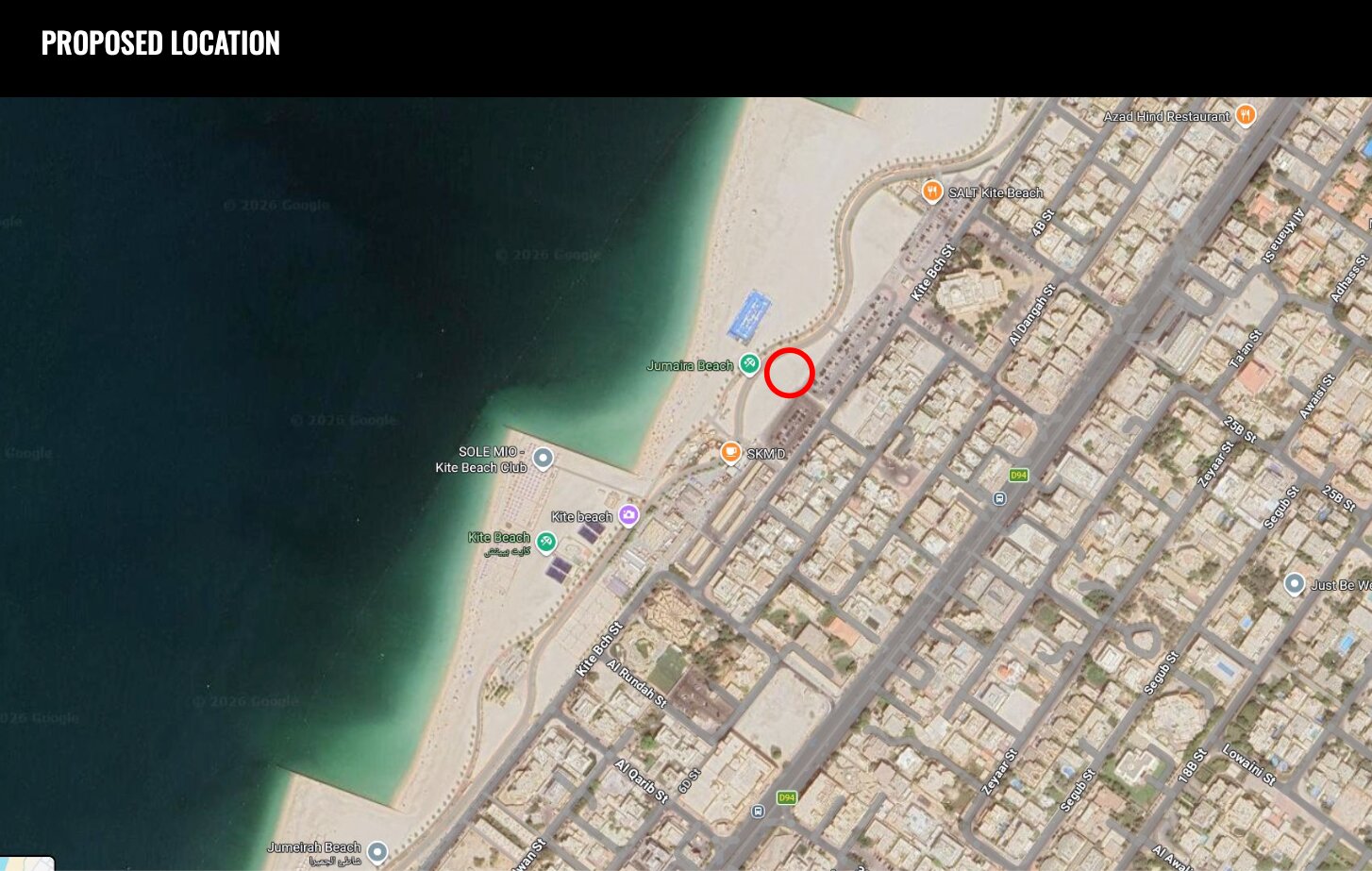 Localización del evento. (Cedida)