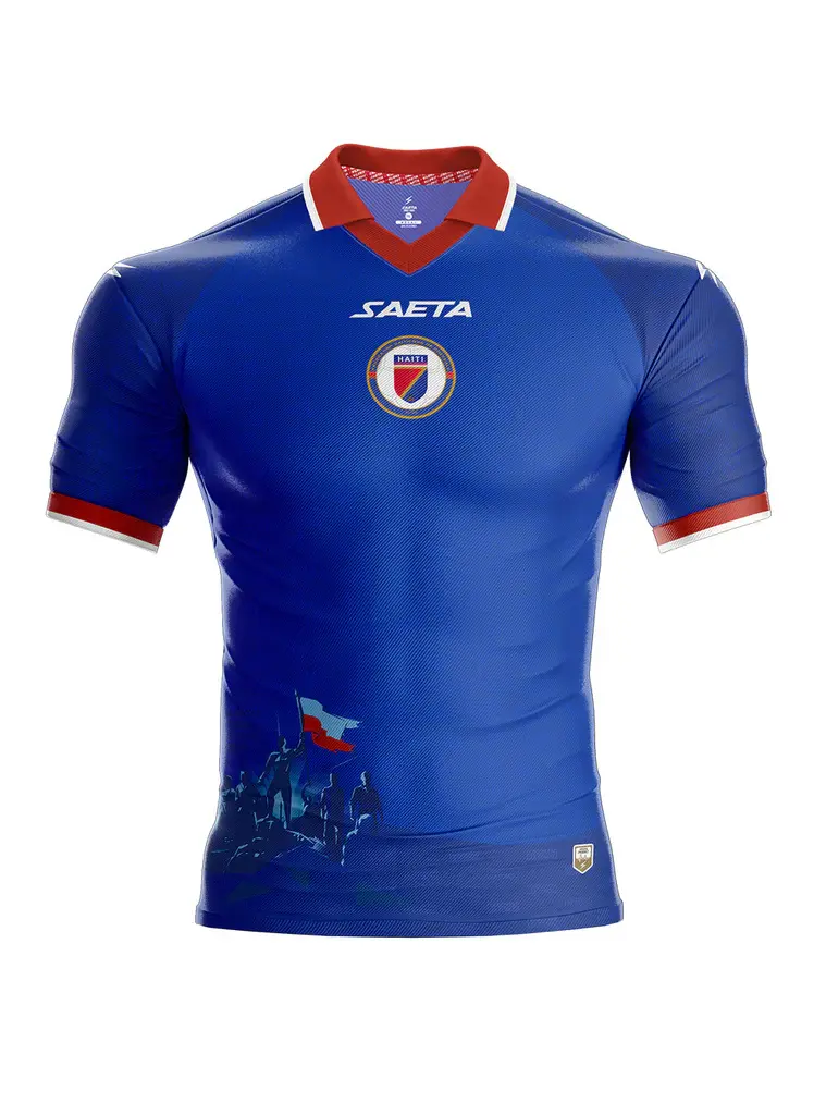 Camiseta oficial de Haití. (Fuente externa)