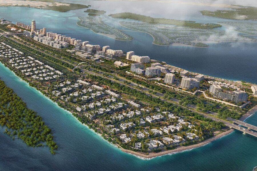 Fahid Island en Abu Dhabi. (X)