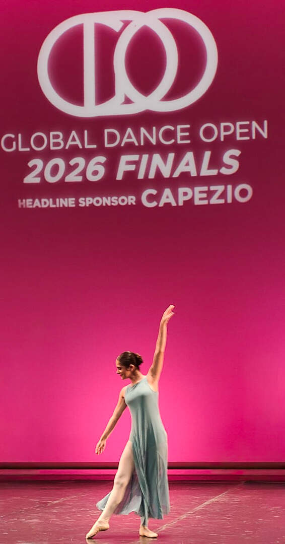 La bailarina española en plena actuación. (Cedida)