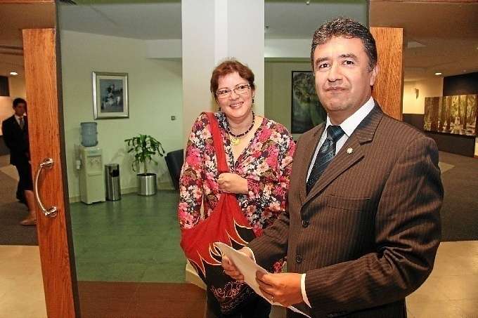 Dixon Moya y Patricia Mogollón, dos colombianos apasionados de su tierra y del español.