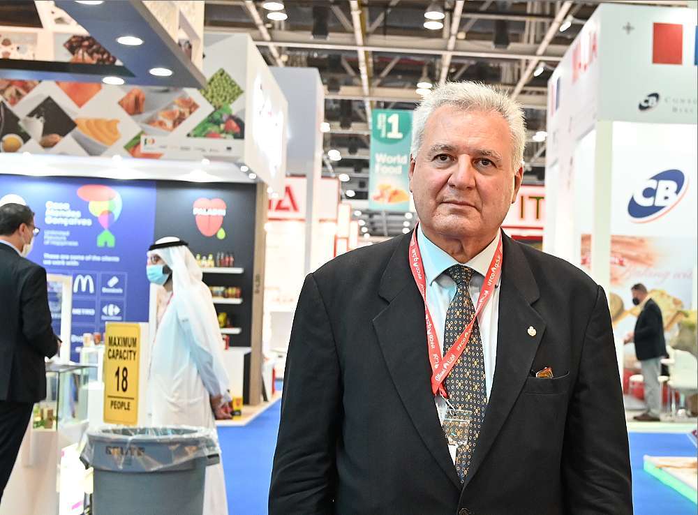 Agustín Molina Arambarri, embajador de Argentina en Emiratos Árabes, en Gulfood 2021. (EL CORREO)