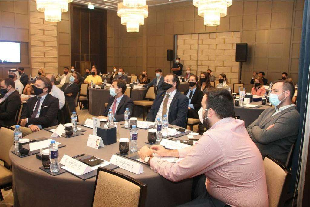 Aspecto general de la celebración de la Asamblea General Anual SBC 2021 en Dubai. (EL CORREO) Aspecto general de la celebración de la Asamblea General Anual SBC 2021 en Dubai. (EL CORREO)